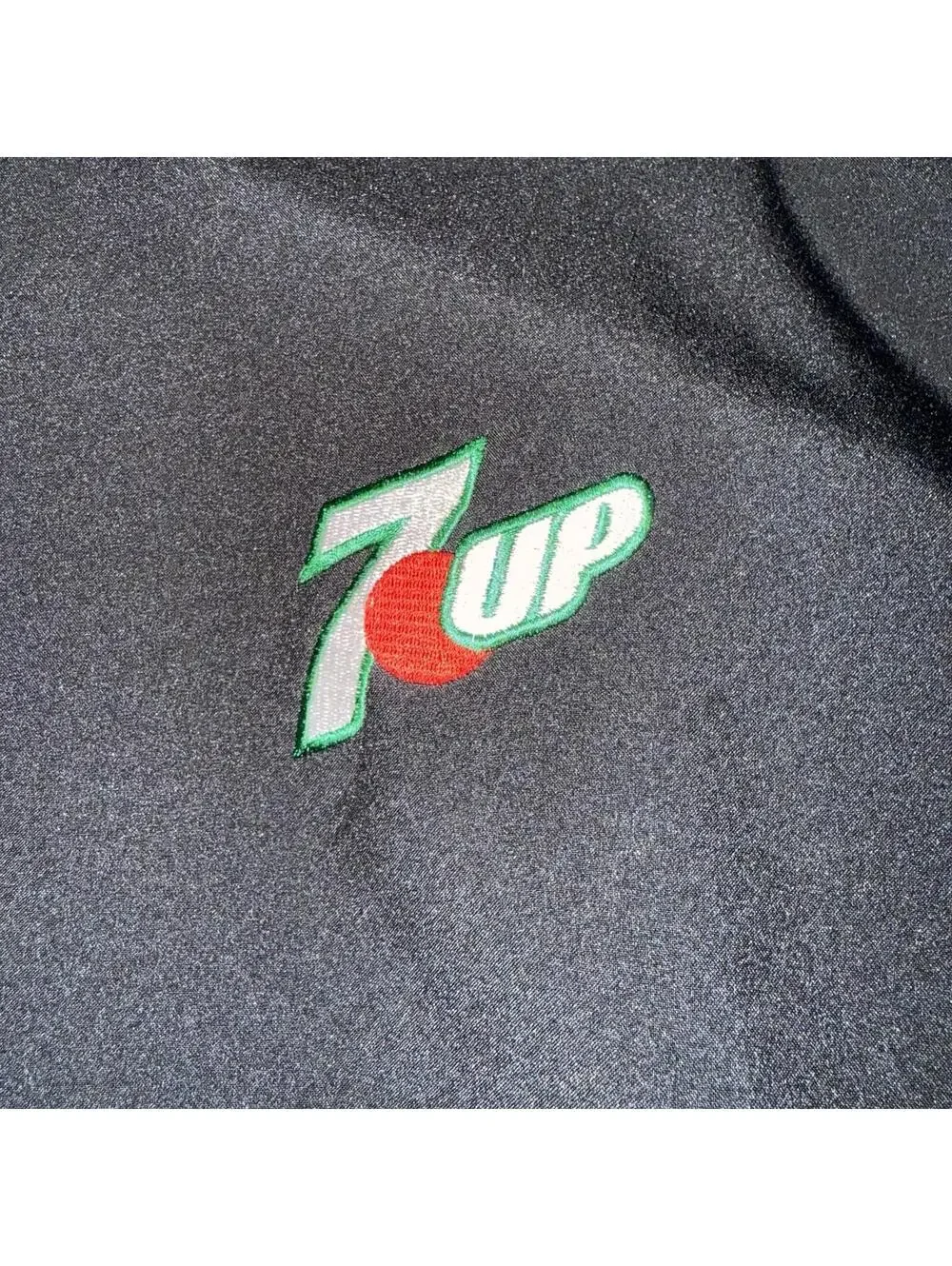 Port Authority 7 Up‎ Jacket Black Sz XL Logo Novelty